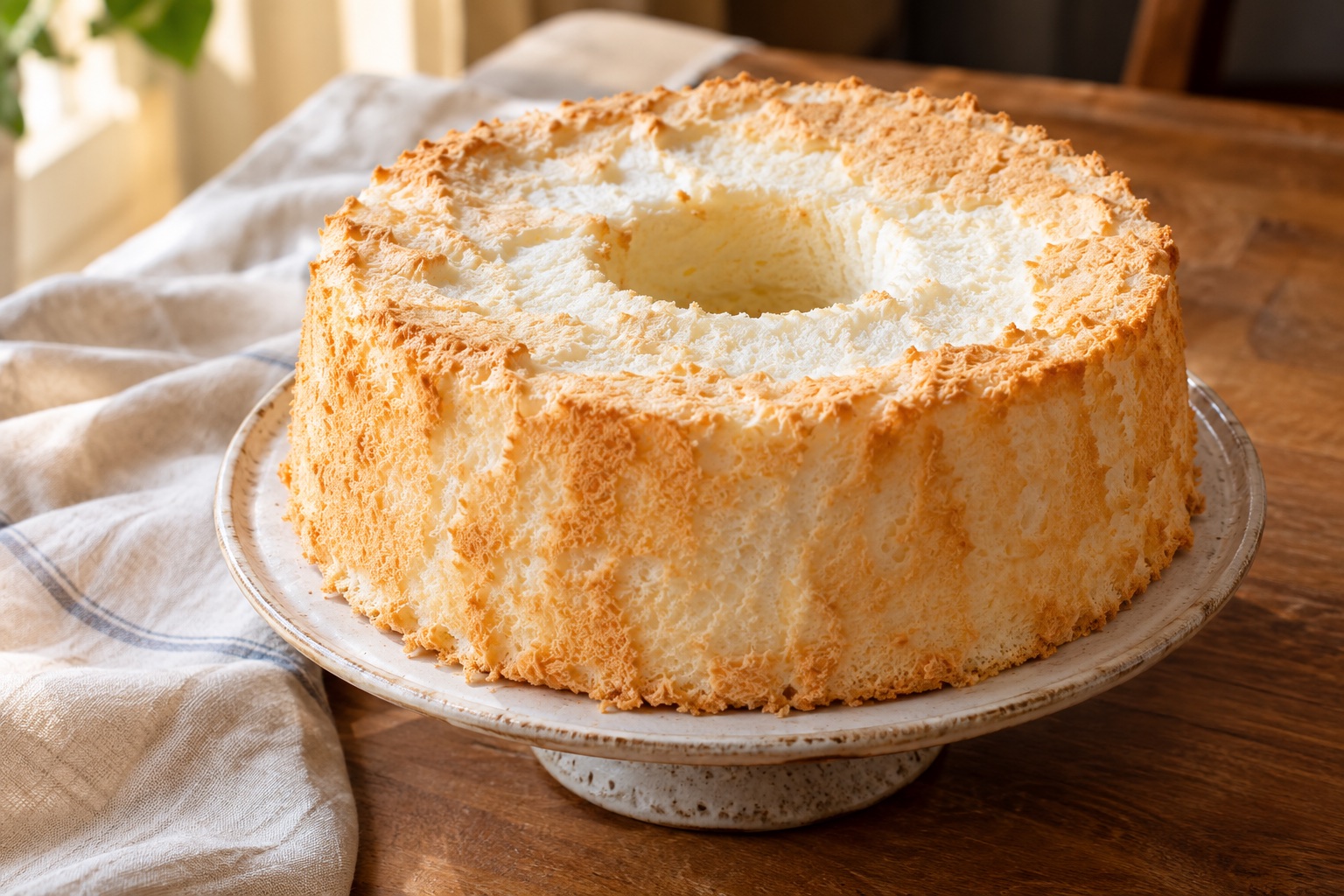 Angel Food Cake — AI-generated recipe illustration