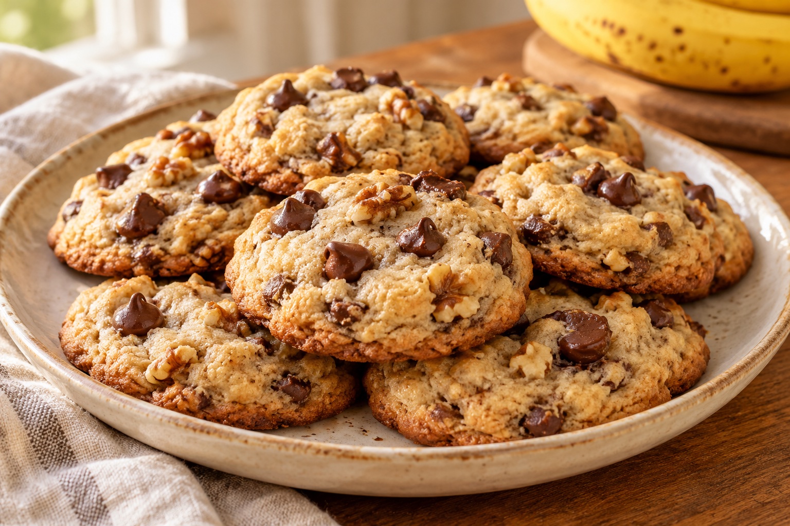 Mrs Fields Banana Nut Cookies — AI-generated recipe illustration