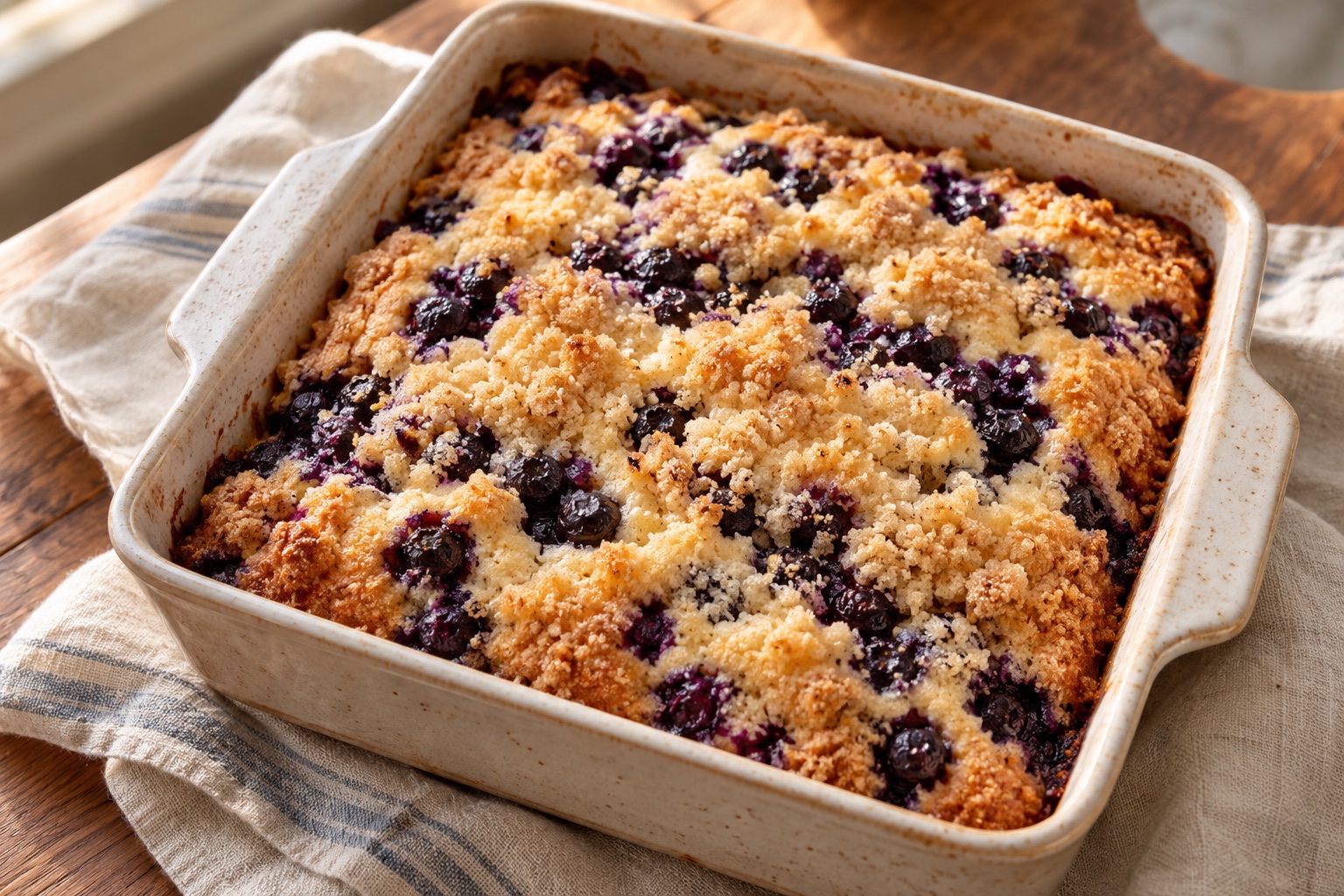 Blueberry Buckle — AI-generated recipe illustration