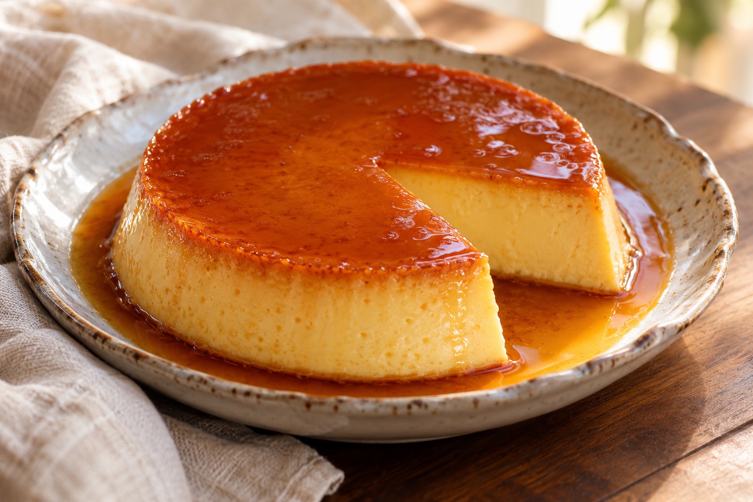 Coconut Flan — AI-generated recipe illustration