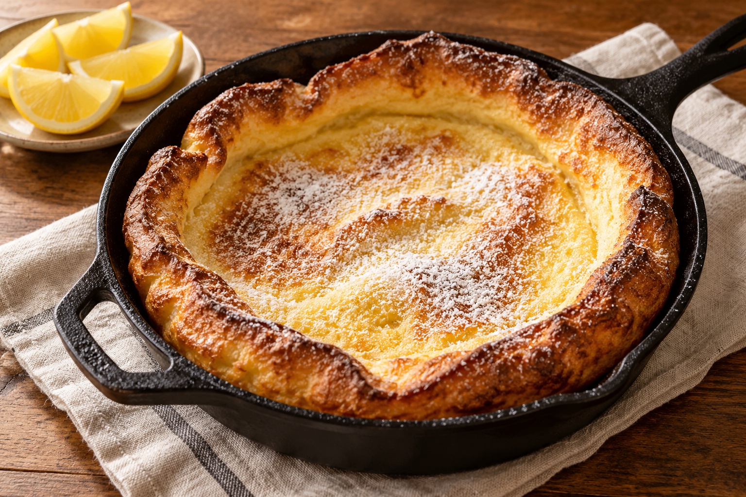Dutch Baby ala Alton — AI-generated recipe illustration