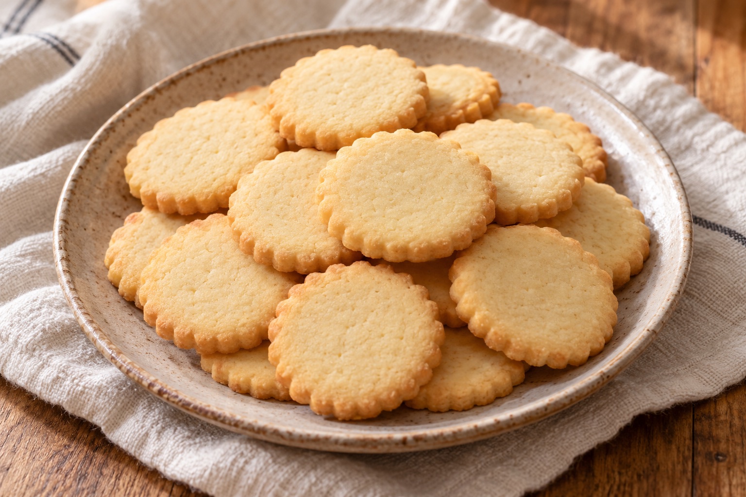French Shortbread Cookies — AI-generated recipe illustration