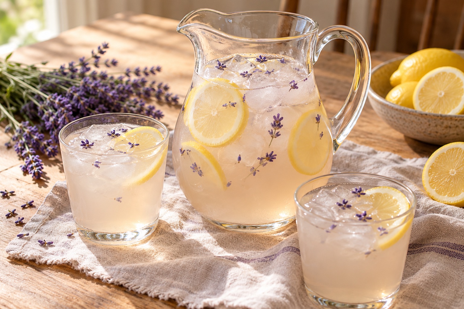 Lavender Lemonade — AI-generated recipe illustration