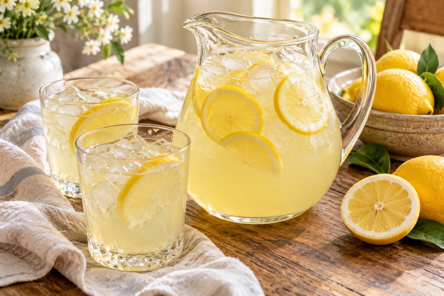 Old-fashioned Lemonade — AI-generated recipe illustration
