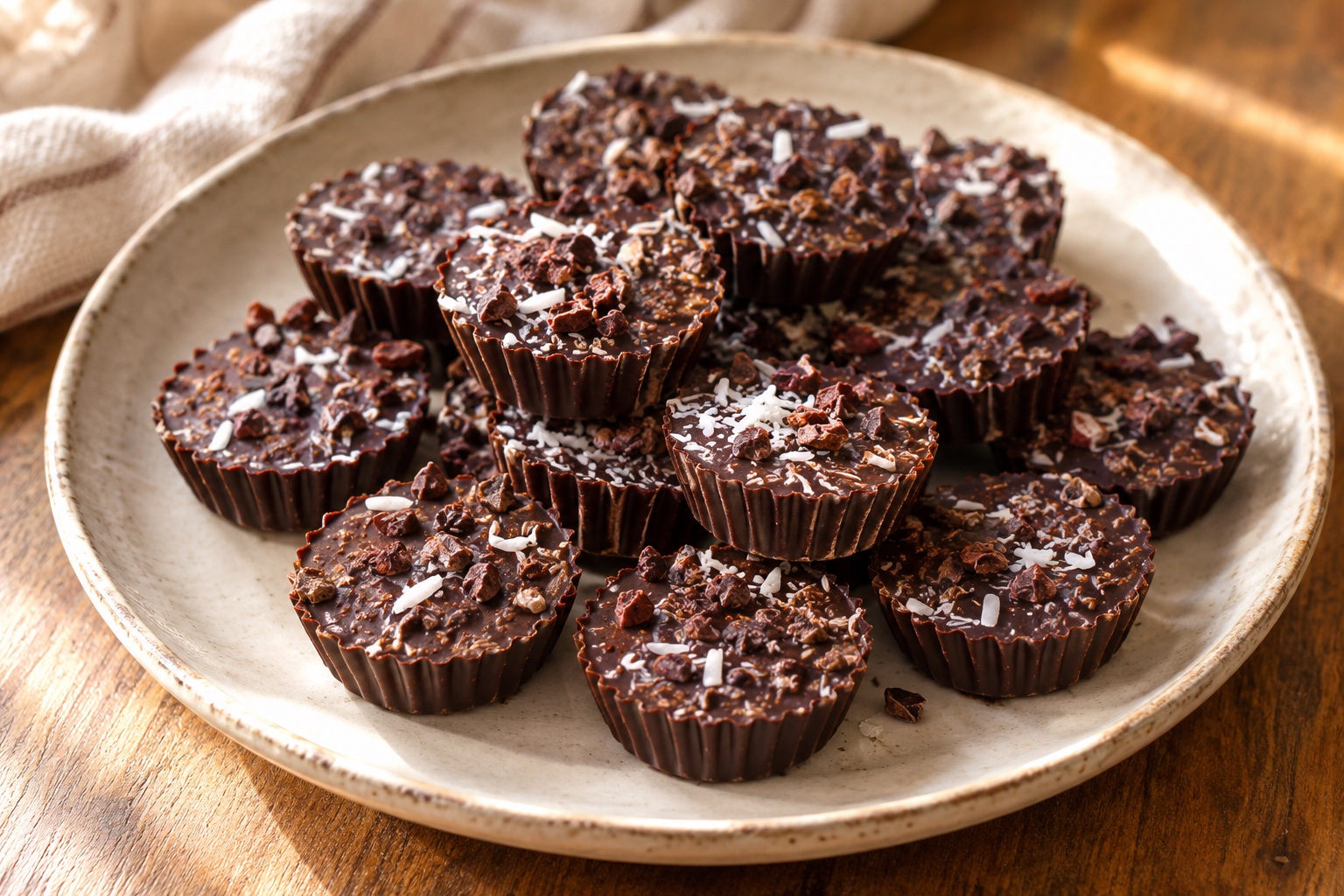 Organic Chocolate Bites — AI-generated recipe illustration