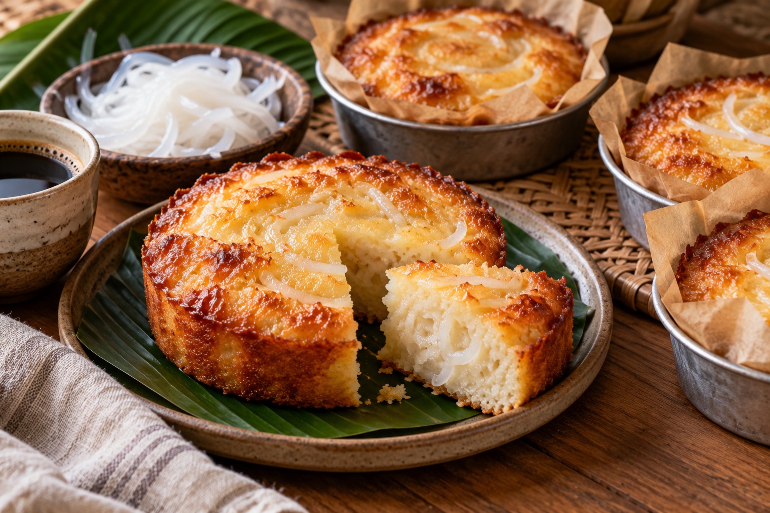 Puto Bingka — AI-generated recipe illustration