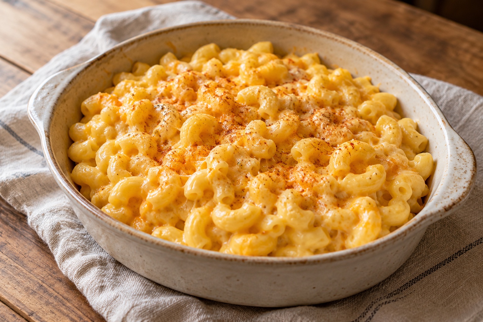 Slow-cooker Mac and Cheese — AI-generated recipe illustration
