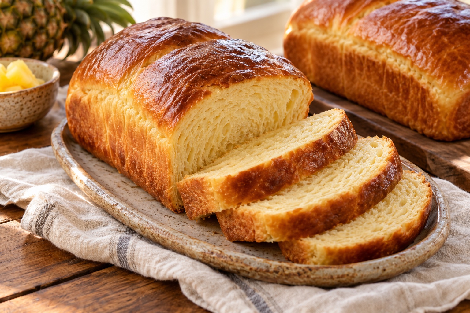 Sweet Hawaiian Bread — AI-generated recipe illustration